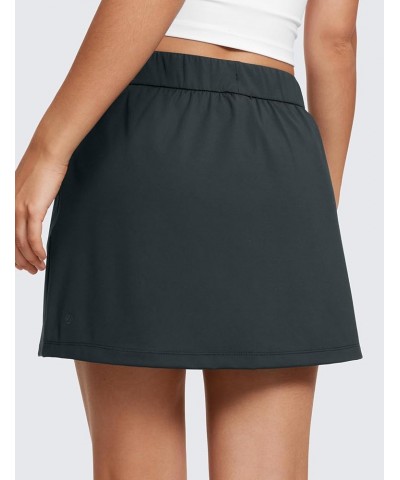 4-Way Stretch Skirts for Women High Waisted Work Casual Golf Tennis Skirt Skorts with 5 Pockets Melanite $18.40 Skorts