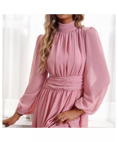 Women's Winter Clothes 2023 Solid Color Loose Straight Dress Knee Length Short Dress Homecoming Dresses 11-pink $13.74 Dresses