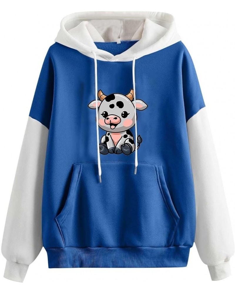 Cute Frog Hoodie for Womens Kawaii Frog Graphic Pullover with Pocket Teen Girls Long Sleeve Patchwork Sweatshirts Teen Girls ...