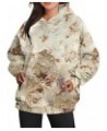 Women's Crewneck Camouflage Maple Leaf Sweatshirt Oversized Cotton Pullover Hoodie with Kangaroo Pocket for Women 04-camo $17...