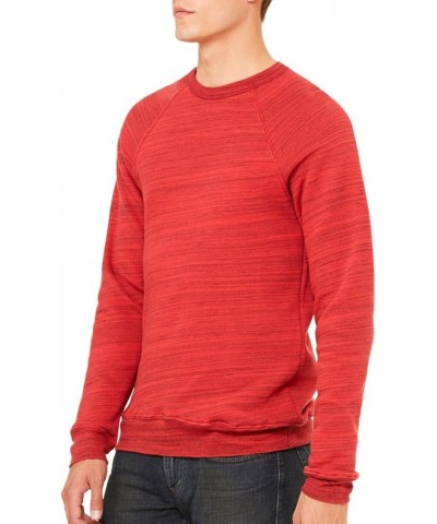 Men's 3901 Red Heather $12.94 Hoodies & Sweatshirts