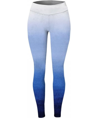 Leather Leggings Printing Leggings Hip Lifting Fitness Sports Leggings Leather Leggings Thermal Velvet Pants Winter Navy-h $8...