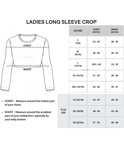 4 Pack: Women's Cotton Long Sleeve Crew Crop Top - Casual Cropped T-Shirt (Available in Plus Size) plus-size Set 1 $18.24 T-S...