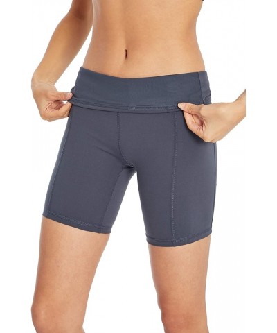 Women's Tummy Control Bermuda Short Ombre Blue $16.22 Shorts