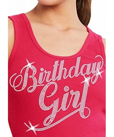 Birthday Shirts for Women - Birthday Girl Shirts for Women - Birthday Gifts for Women Birthday Girl Tank - Flourish Rhineston...