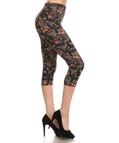 High Waisted Family & Holiday Events Print Leggings for Women - Reg, Plus, 1X3X, 3X5X Capri Amour $7.97 Leggings