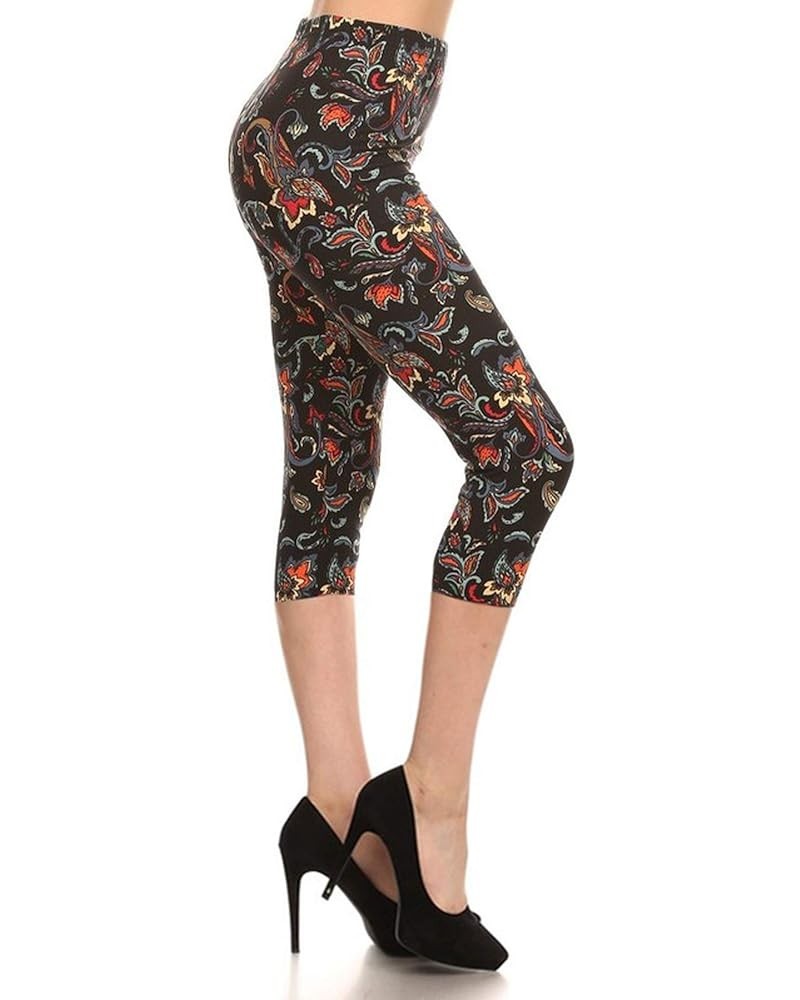 High Waisted Family & Holiday Events Print Leggings for Women - Reg, Plus, 1X3X, 3X5X Capri Amour $7.97 Leggings