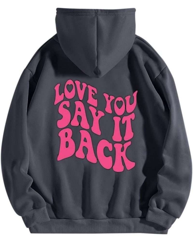 Women Oversize Fleece Hoodie Sweatshirt Long Sleeve Floral Slogan Letter Graphic Print Drop Shoulder Drawstring top X02 $6.23...