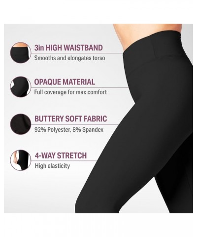 High Waisted Leggings for Women - Capri, Full Length, Fleece & with Pockets Women's Leggings … Full Length Black $11.59 Activ...