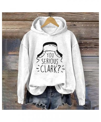 Womens Oversized Sweatshirts Hoodies Long Sleeve |IT'S A BEAUT CLARK|Sweaters For Women Sweatshirt Sweatshirts Z1-white $12.6...