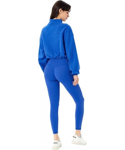 Women's Casual Full Zip Athletic Jacket Blue $18.89 Jackets