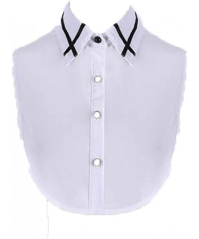 Lady Half Shirt Blouse Collar Dickey Fake Collar False Collar Detachable Collar for Women 8 $7.50 Blouses