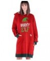 Oversized Hoodie Sweatshirt, Comfortable Sleepwear Naughty Elf Sleep Hoodie $20.80 Hoodies & Sweatshirts