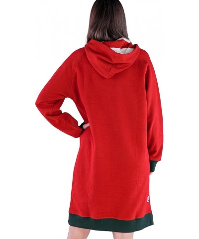 Oversized Hoodie Sweatshirt, Comfortable Sleepwear Naughty Elf Sleep Hoodie $20.80 Hoodies & Sweatshirts