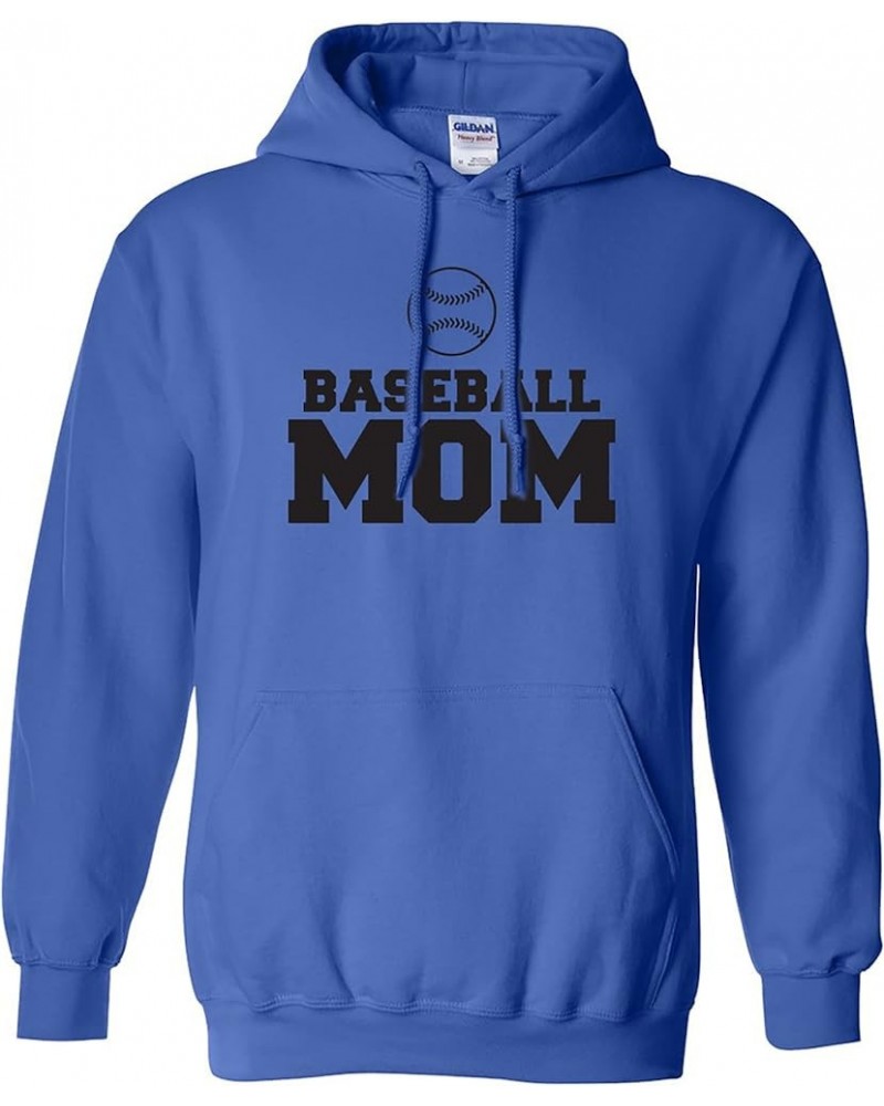 Baseball Mom Adult Hooded Sweatshirt in 9 colors Royal $15.20 Hoodies & Sweatshirts