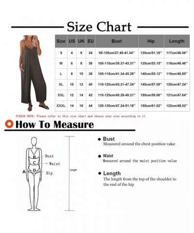 Jumpsuits For Women Summer Sexy Casual Wide Leg Cotton linen Rompers Fashion Sleeveless Backless Plus Size Overalls B Hot Pin...