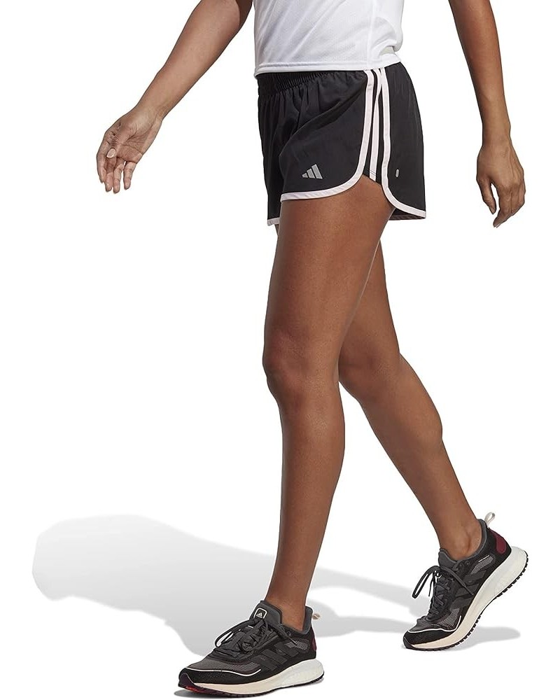 Women's Marathon 20 Running Shorts Black/Clear Pink $11.50 Shorts