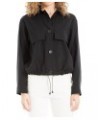 Women's Long Sleeve Blouson Jacket Black $13.15 Jackets