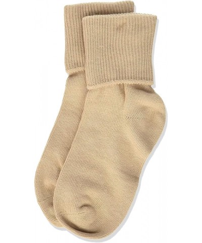 Womens Smooth Seamless Turn Cuff Dress Work Casual Socks 6 Pair Pack Stone $13.64 Socks