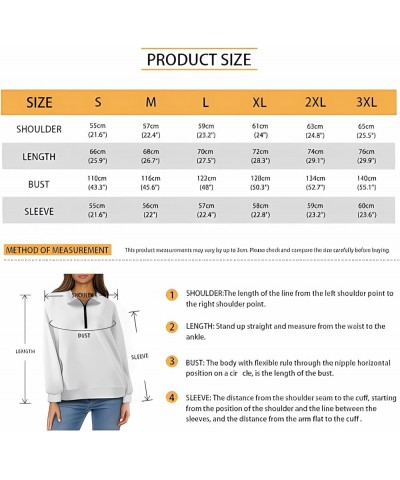 Oversized Quarter Zip Sweatshirt Women Half Zip Hoodies S-3XL Cute Mushroom $15.92 Hoodies & Sweatshirts