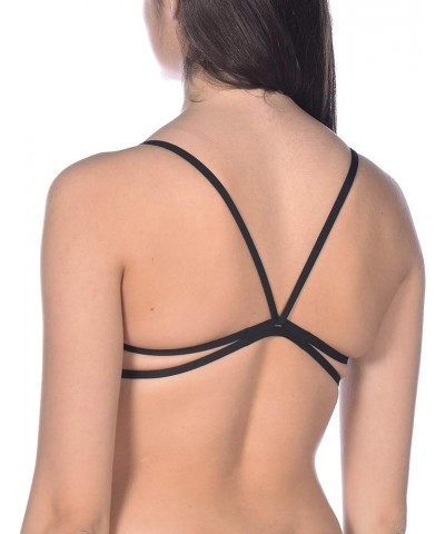 Women's Rulebreaker Play Bandeau Bikini Athletic Sport Swim Top Angles $14.42 Swimsuits