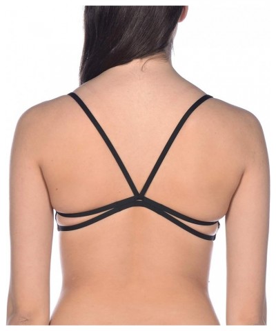 Women's Rulebreaker Play Bandeau Bikini Athletic Sport Swim Top Angles $14.42 Swimsuits