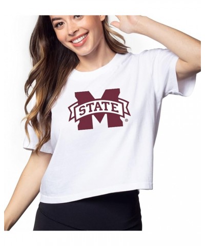 Women's Short 'N Sweet Tee Mississippi State Bulldogs White $8.32 T-Shirts