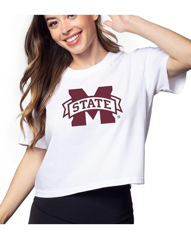 Women's Short 'N Sweet Tee Mississippi State Bulldogs White $8.32 T-Shirts