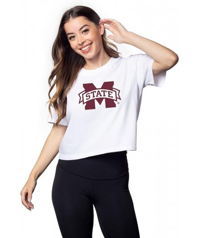 Women's Short 'N Sweet Tee Mississippi State Bulldogs White $8.32 T-Shirts