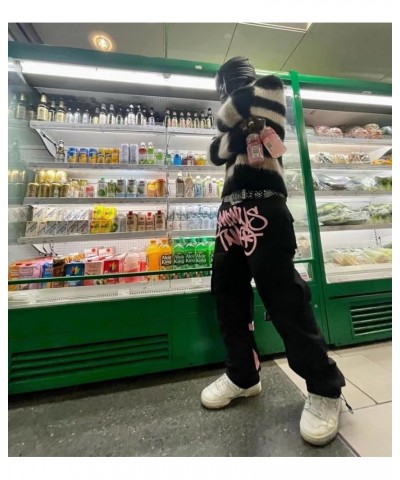 Minus Two Retro Baggy Pants Jeans Cargos Wide Legs High Waist Hip Hop Loose Joggers Trousers Streetwear Color 15 $20.29 Jeans