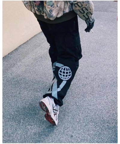 Minus Two Retro Baggy Pants Jeans Cargos Wide Legs High Waist Hip Hop Loose Joggers Trousers Streetwear Color 15 $20.29 Jeans