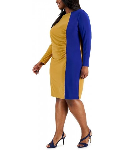 womens Gold/Royal Blue $10.25 Dresses