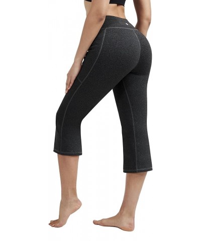 Women's Yoga Pants with Pockets for Women Bootcut Wide Leg Pants for Women High Waisted Workout Pants Capri Charcoal $21.45 P...