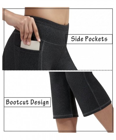 Women's Yoga Pants with Pockets for Women Bootcut Wide Leg Pants for Women High Waisted Workout Pants Capri Charcoal $21.45 P...