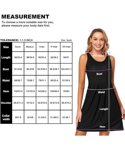 Women's Sleeveless Casual Dresses Swing Cover Up Sundress with Pockets(S-XXL) Multi 30 $17.46 Swimsuits