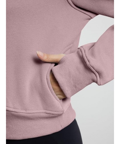 Womens Zip Up Hoodies Cropped Sweatshirts Fall Outfits Casual Hooded Pullover Sweaters Tops Winter Clothes 2024 Darkpink $21....