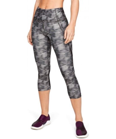 HeatGear® Armour Capri Print Jet Gray//Metallic Silver $16.38 Pants