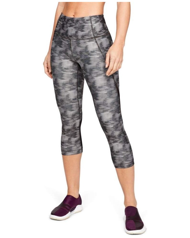 HeatGear® Armour Capri Print Jet Gray//Metallic Silver $16.38 Pants