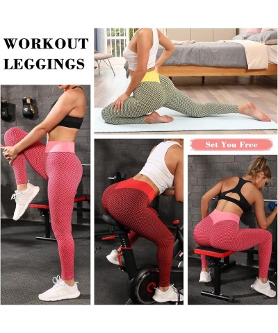 Butt Lifting Workout Leggings for Women TIK Tok High Waisted Yoga Pants Tummy Control Scrunch Butt Gym Booty Tights Peach $12...