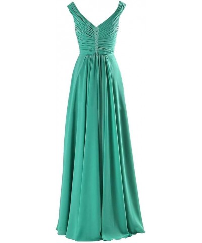 Double Long Bridesmaid Dress Party Prom Dress Wedding Evening Dress Turquoise $31.90 Dresses