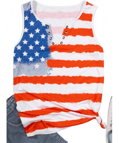 Patriotic Shirts American Flag Tank for Women Fourth of July Shirts USA Flag Tank Tops Graphic Casual Sleeveless Tees V-neck ...