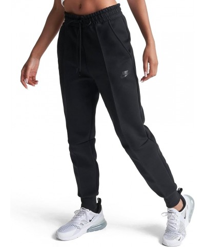 Sportswear Tech Fleece Women's Mid-Rise Joggers Black/Black $39.14 Activewear