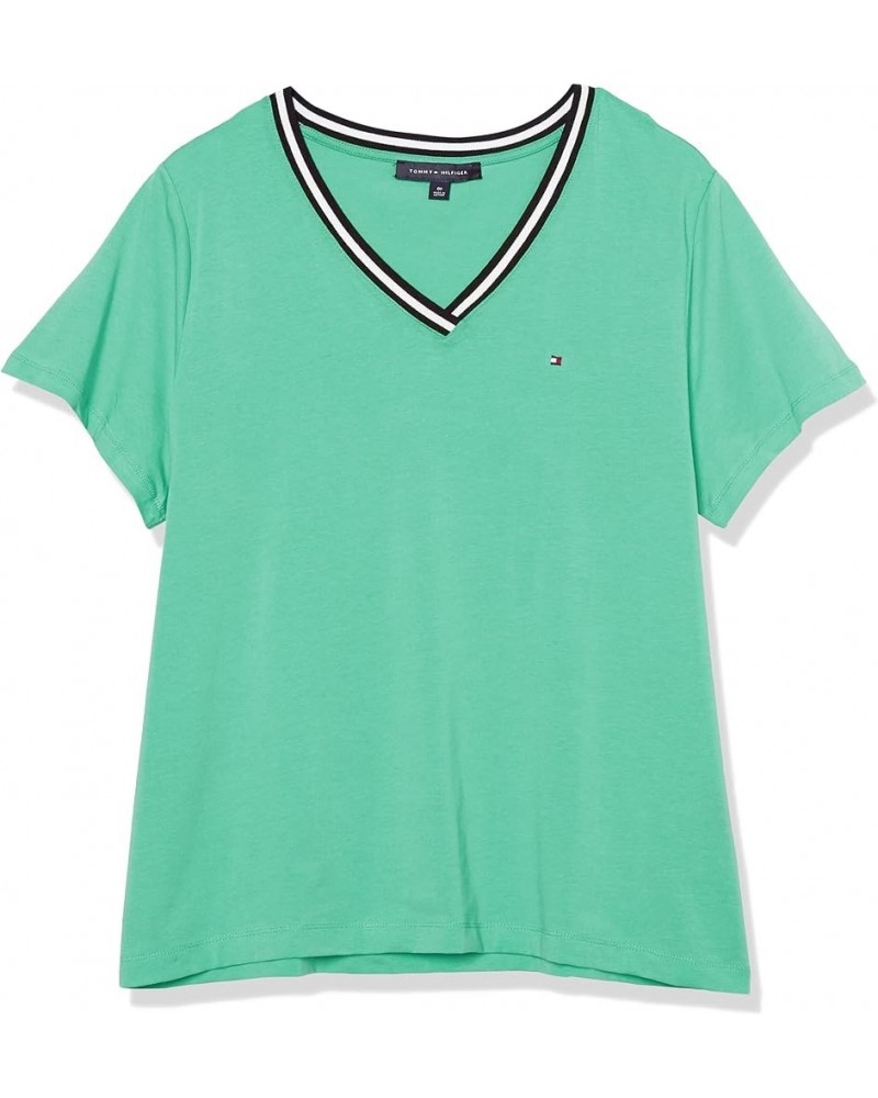 Women's Short Sleeve V-Neck T-Shirt (Standard and Plus Size) Crm De Mnth $18.54 T-Shirts