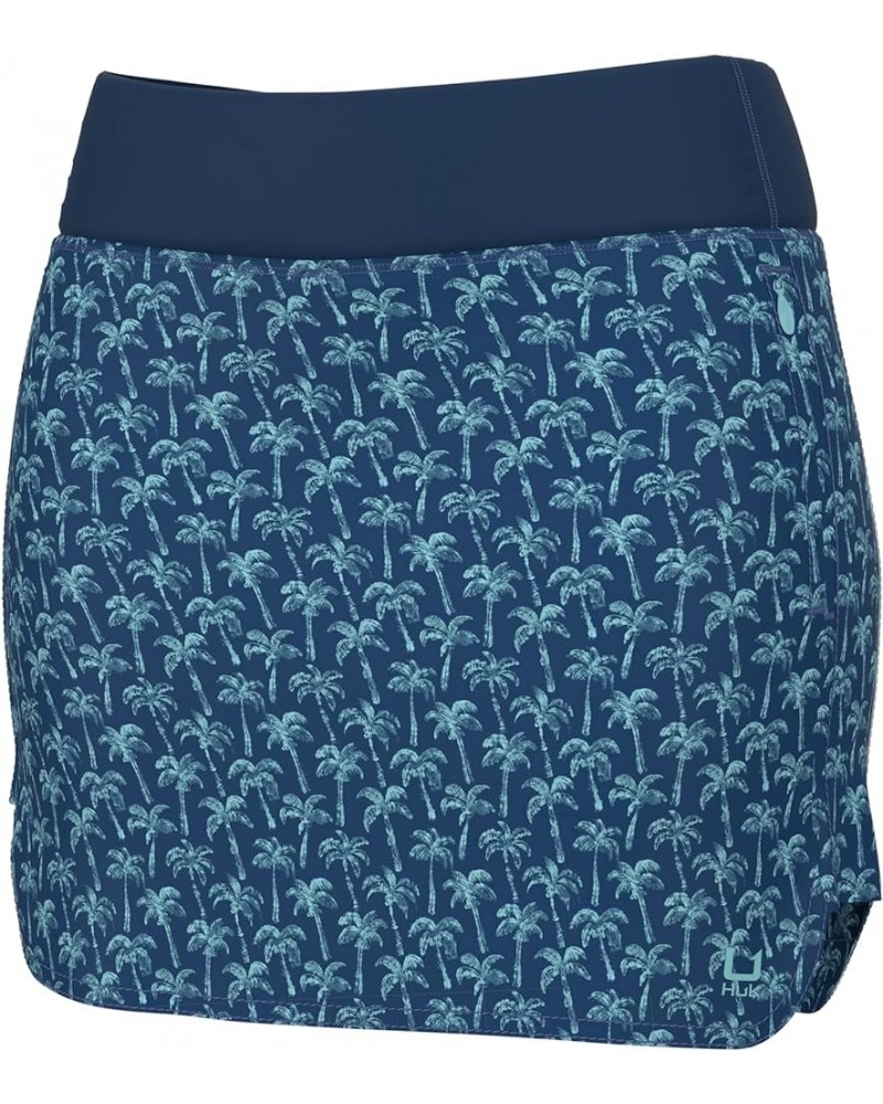 Women's Cedros, Performance Fishing Skort with Sun Protection Small Palm - Set Sail $34.00 Skorts