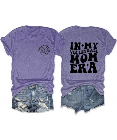 Tee Shirt for Women T-Shirt,Graphic Funny Summer Casual Short Sleeve Z-purple $12.47 T-Shirts