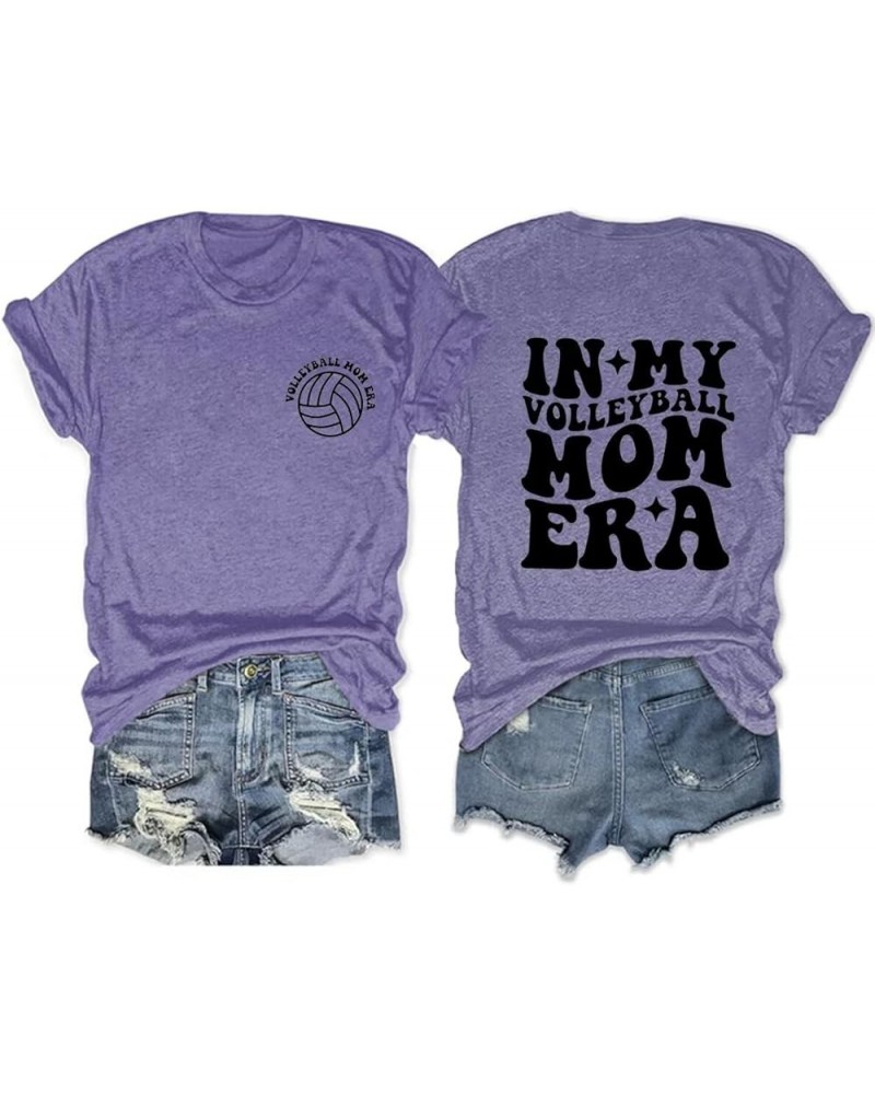 Tee Shirt for Women T-Shirt,Graphic Funny Summer Casual Short Sleeve Z-purple $12.47 T-Shirts