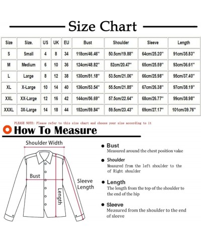 Jackets for Women Casual Winter Hooded Long Sleeve Zip Plaid Fleece Lined Coats Oversized Cozy Warm Coat with Pockets A01_a13...