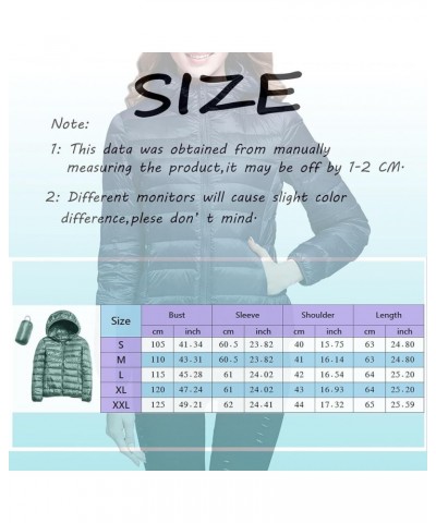 Packable Puffer Jacket for Women Lightweight Short Down Jackets Trendy Slim Fit Bubble Coat Winter Puffer Jackets with Hood P...