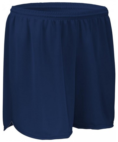 PT403W Women's 4" Performance Athletic Solid Sport Running Short with Inner Brief Navy $10.81 Activewear