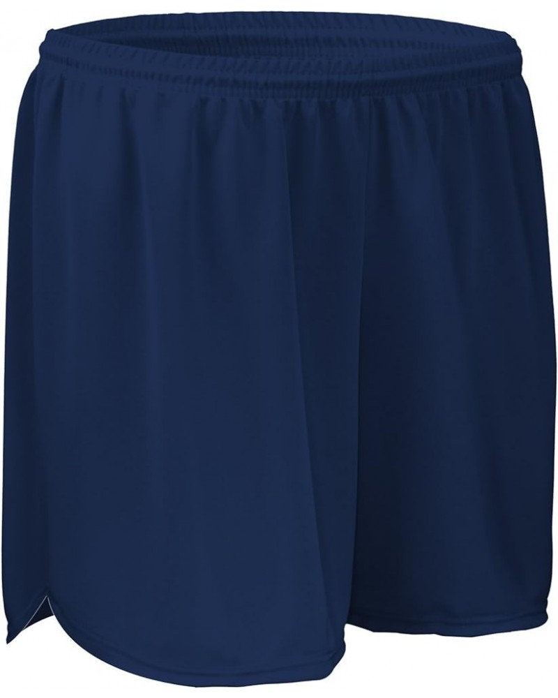 PT403W Women's 4" Performance Athletic Solid Sport Running Short with Inner Brief Navy $10.81 Activewear